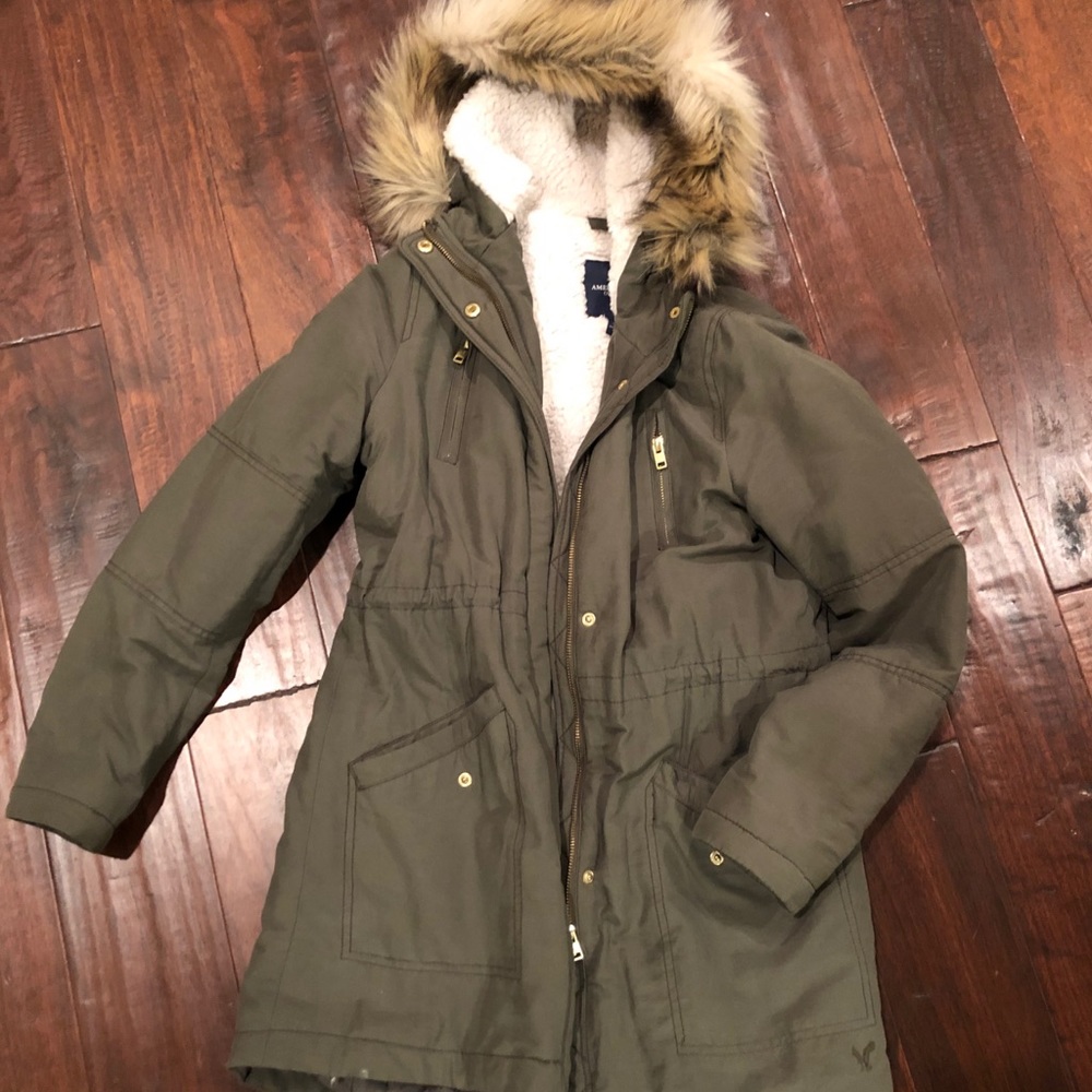 American Eagle Olive Jacket